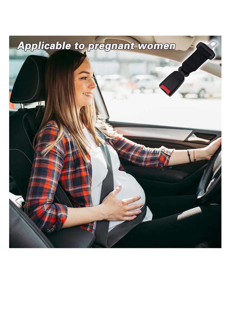 SYOSI Seat Belt Extender & Seat Belt Tensioner, Metal Tongue, Certified Motors Sleeve Buckle Connector Suitable for Most Cars, Relax Shoulder Neck Give You a Comfortable and Safe Experience - Image 2