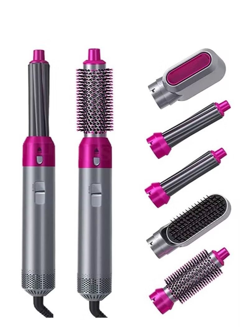IAF 5 in 1 Airwrap Styler  Hair Dryer Hot Air Brush Styler Negative ​Ion Hair Straightener Volumizer Hair Curler Hot Air Wrap Comb Brus - Image 1
