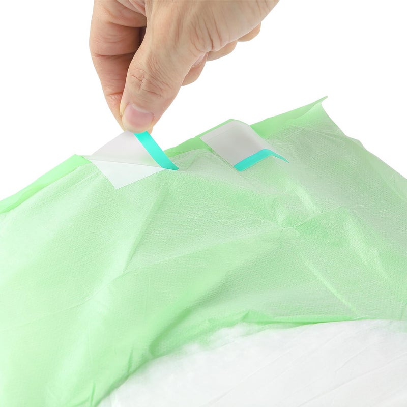 CutiePlusU Disposable Adult Diaper Heavy Absorption Dry Surface Adult Diapers All Night Green 10 Pieces Large 3747 - Image 5