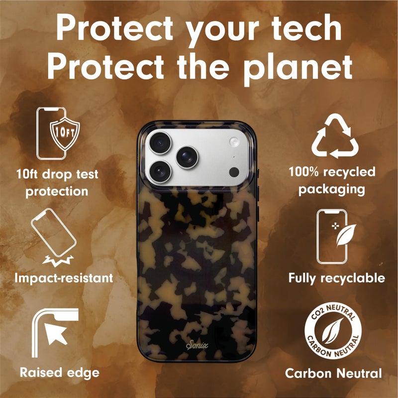 Sonix Case for iPhone 17 Pro Max | Compatible with MagSafe | 10ft Drop Tested | Tortoiseshell | Brown Tort - Image 2