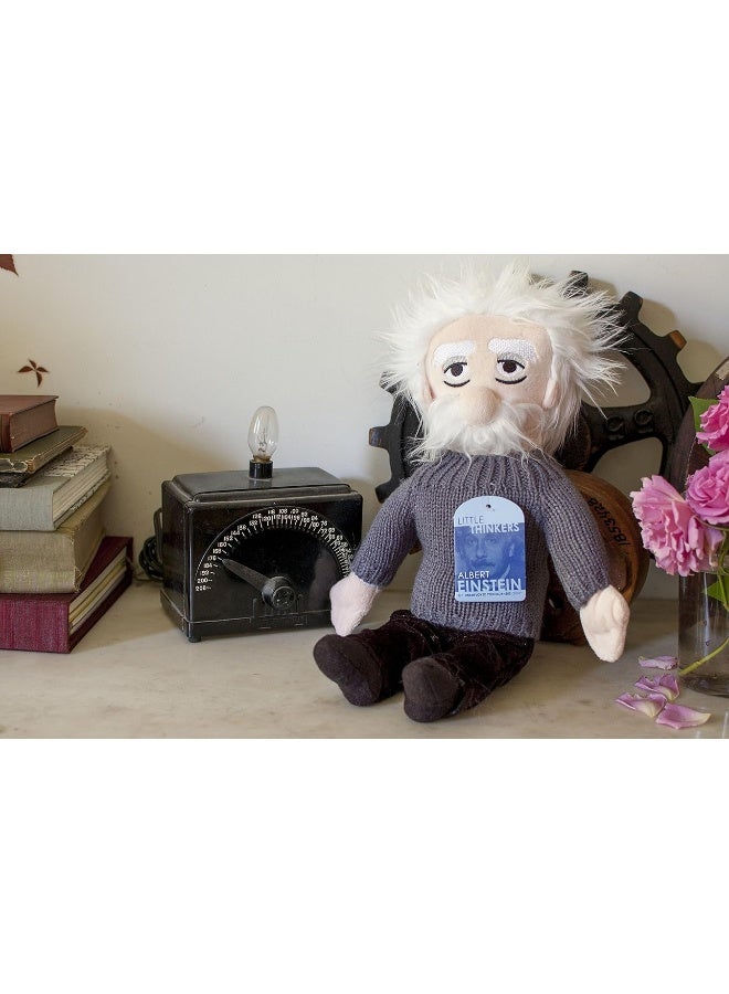 The Unemployed Philosophers Guild Albert Einstein Plush Doll  Little Thinkers by The Unemployed Philosophers Guild - Image 2