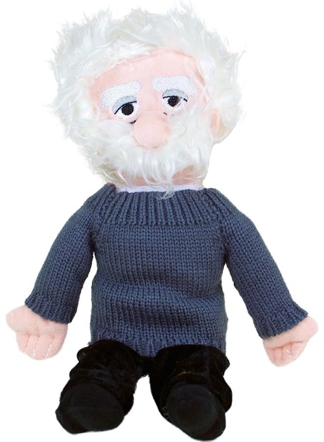 The Unemployed Philosophers Guild Albert Einstein Plush Doll  Little Thinkers by The Unemployed Philosophers Guild - Image 3