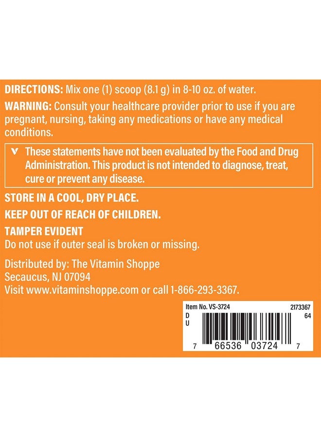 The Vitamin Shoppe L Arginine Hcl Amino Acid Powder Nitric Oxide Booster & Supports Cardiovascular Health Tropical Flavor (50 Servings) - Image 4