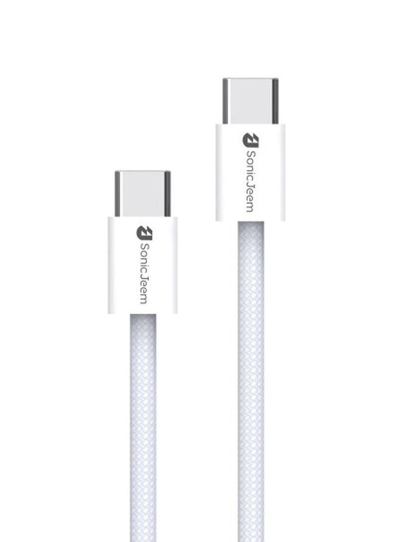 SONIC JEEM Original Super Charging data cable - C-C - SJ117A - Image 1
