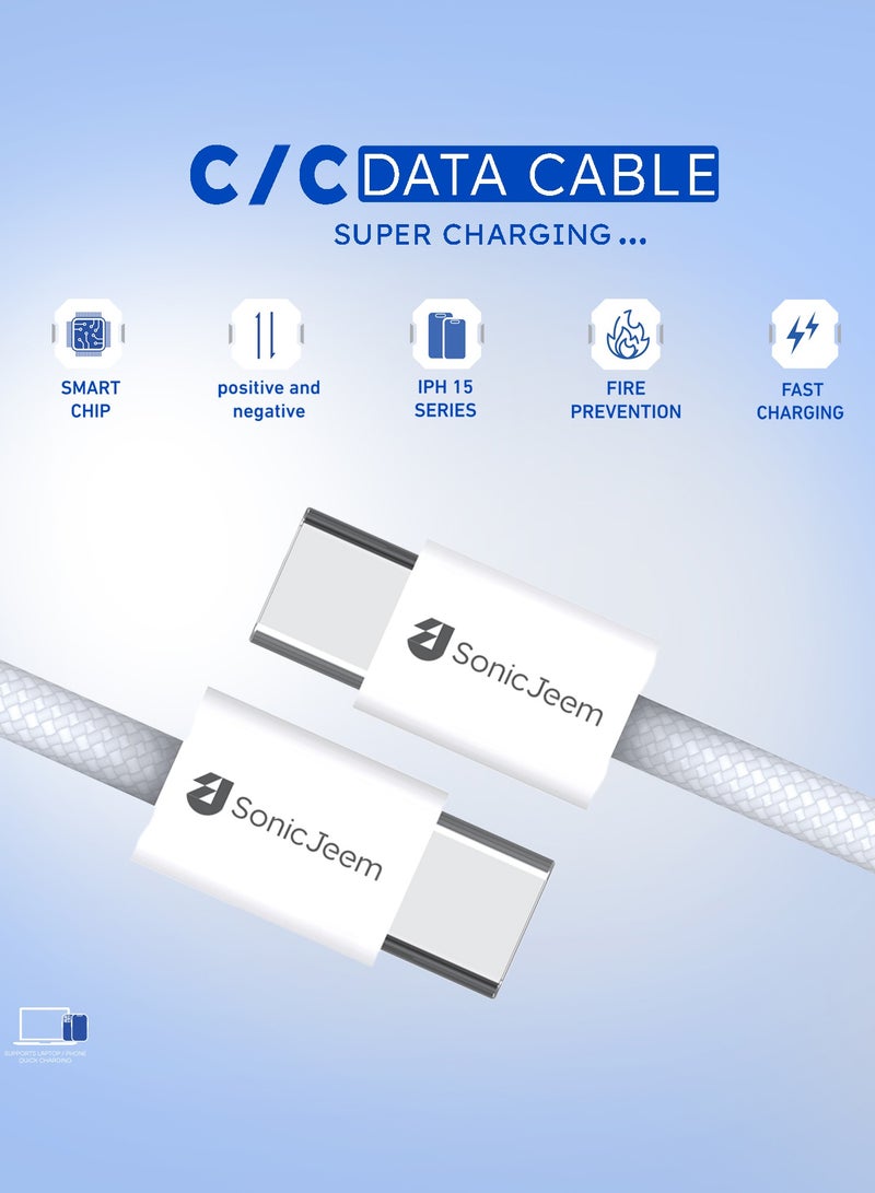 SONIC JEEM Original Super Charging data cable - C-C - SJ117A - Image 2