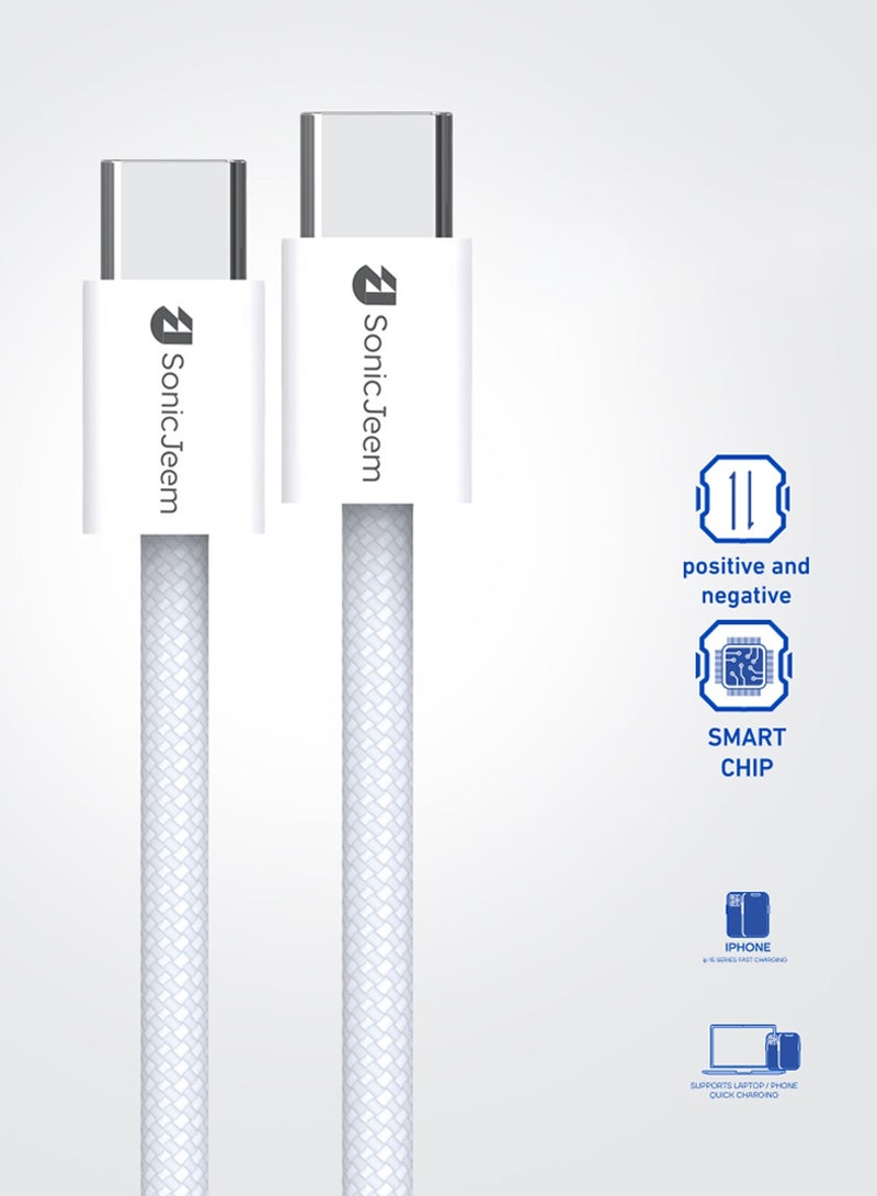 SONIC JEEM Original Super Charging data cable - C-C - SJ117A - Image 3