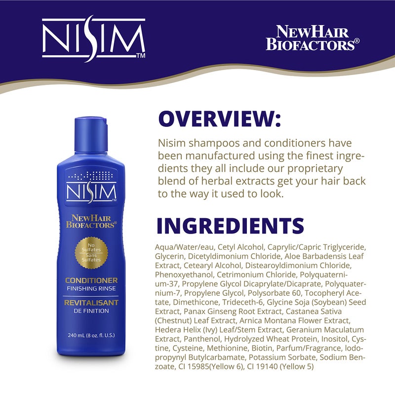 NISIM - Finishing Rinse Conditioner, 8 oz - Image 2