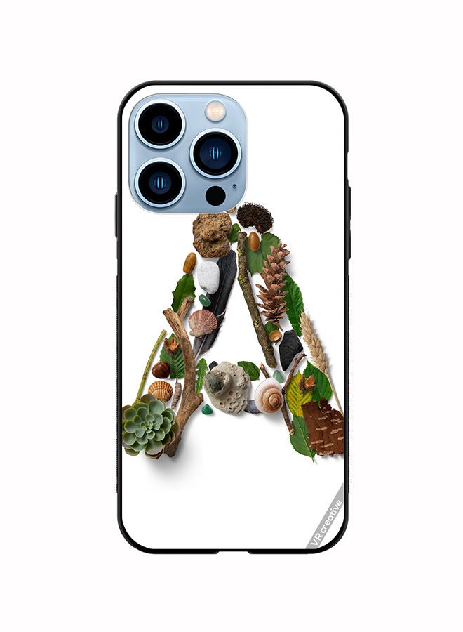 VR CREATIVE Protective Case Cover For Apple iPhone 13 Pro Alphabet A Design Multicolour - Image 1