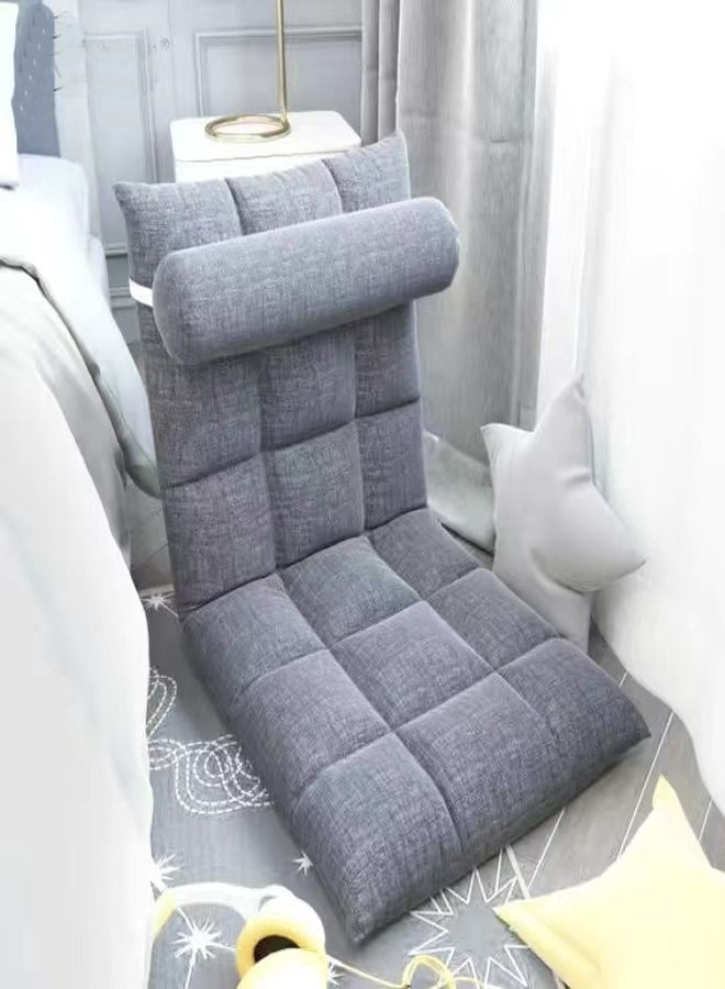 fashionhome Back Angle 42 Gears Adjustable High Back Support Gaming Floor Chair Comfy for Reading Meditating - Image 1