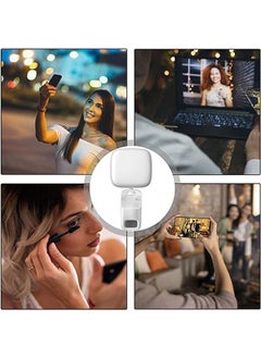 General Fill Light, Led Phone Light, Clip-on Charging Fill Light, USB Camera Light, Portable Fill Light, 360 Degree Adjustment Computer Webcam Camera Light for Video Recording and Live Streaming  - Image 2