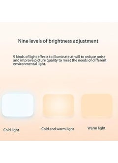 General Fill Light, Led Phone Light, Clip-on Charging Fill Light, USB Camera Light, Portable Fill Light, 360 Degree Adjustment Computer Webcam Camera Light for Video Recording and Live Streaming  - Image 5