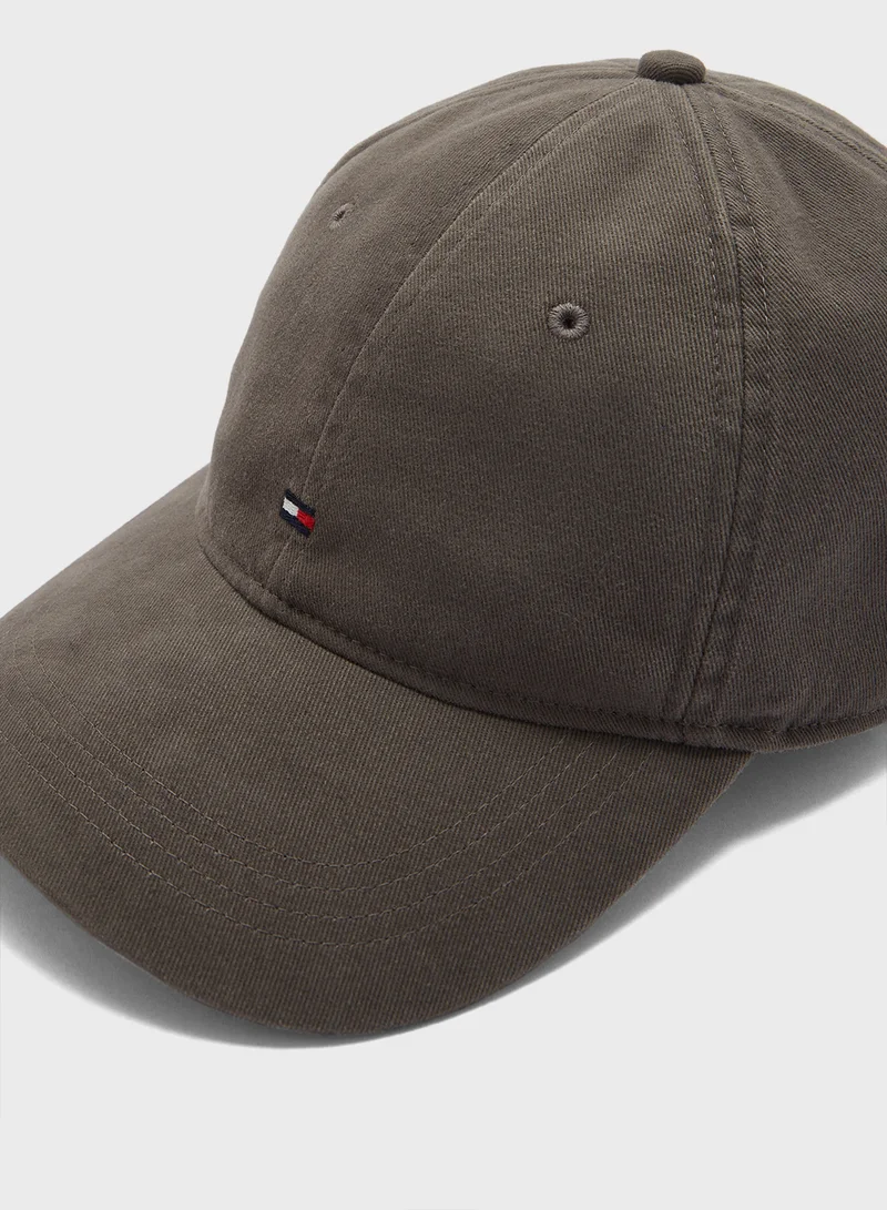 تومي هيلفيغر Logo Curved Peak Cap
