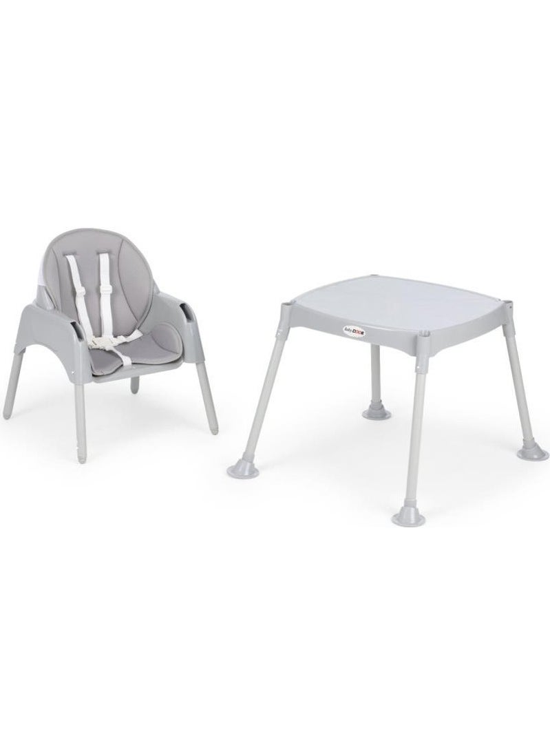 Babydoor & Mama Dia Working Table Padded Highchair Gray 3 In 1 - pzsku/Z17E348060532E42AA315Z/45/_/1726654339/55dfff68-c9a7-4a38-af4d-8afca73f19fb