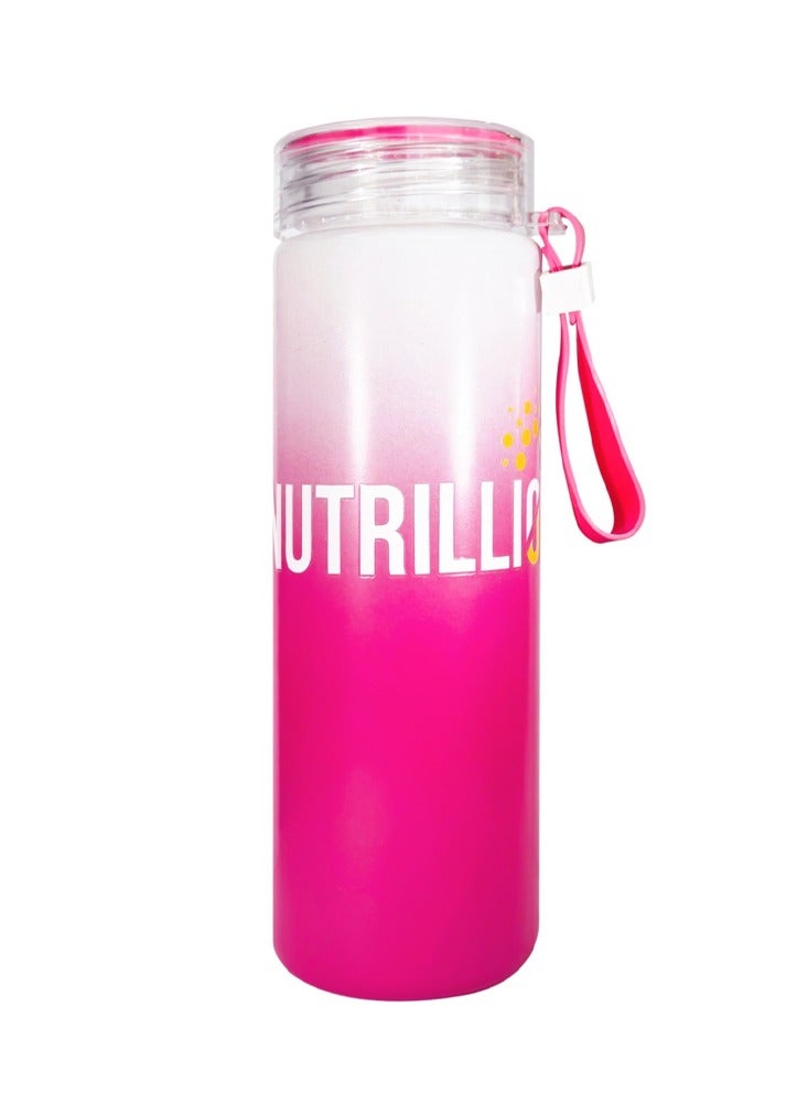 Glass Bottle Pink
