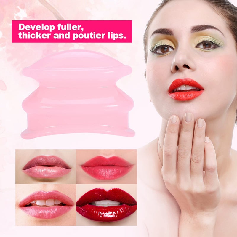 Betued Transparent Silicone Lip Enhancement Beauty Device, Women Lip Plumper, Mouth Beauty Tool, Women Silicone Lip Plumper Enhancer Lip Suction Device Lip PlumpersLips - Image 3