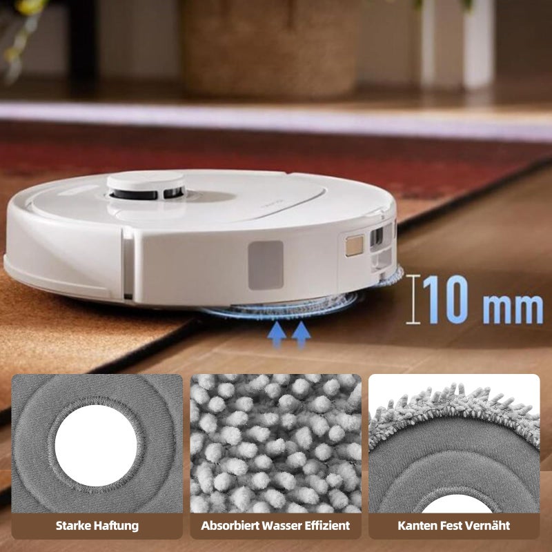 EOVWAEO 26 Pack Accessories for Roborock QV 35A / QV 35S Vacuum Robot, Replacement Accessories 2 Main Brush 6 Mop Pads 6 Dust Bags 6 Sidebrush 4 Filter 1 Cleaning Brush 1 Screwdriver - Image 4