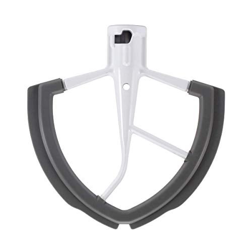 Reikame Flex Edge Beater for Kitchen Aid Mixer 6 Quart Bowl-Lift Stand Mixer Bowls, 6 QT Flat Edge Beater with Flexible Silicone Edges Bowl Scraper - Image 2