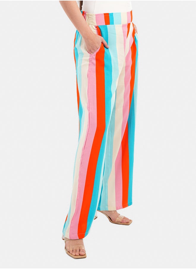 Clue Pants with Colored Stripes  - Image 2