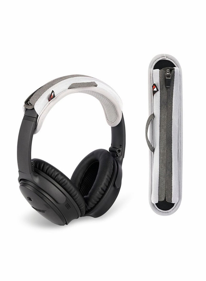 Universal Replacement Headband Cushion Pad Cover Protector Compatible with for ATH M50X, for QC 35i/35ii, for QC25, for Solo 2/Solo 3, for Studio 2/3 Headphones, Cushion Protector Pad for Headphones - Image 1