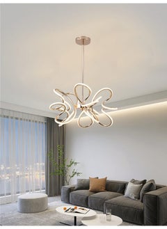 Best Power Modern LED Chandelier Light Fixture 6177 - Adjustable Pendant Lamp, 3 Lighting Levels, 30W, 80cm Adjustable Height - Contemporary Ceiling Light for Living Room, Dining Room, Bedroom  - Image 1