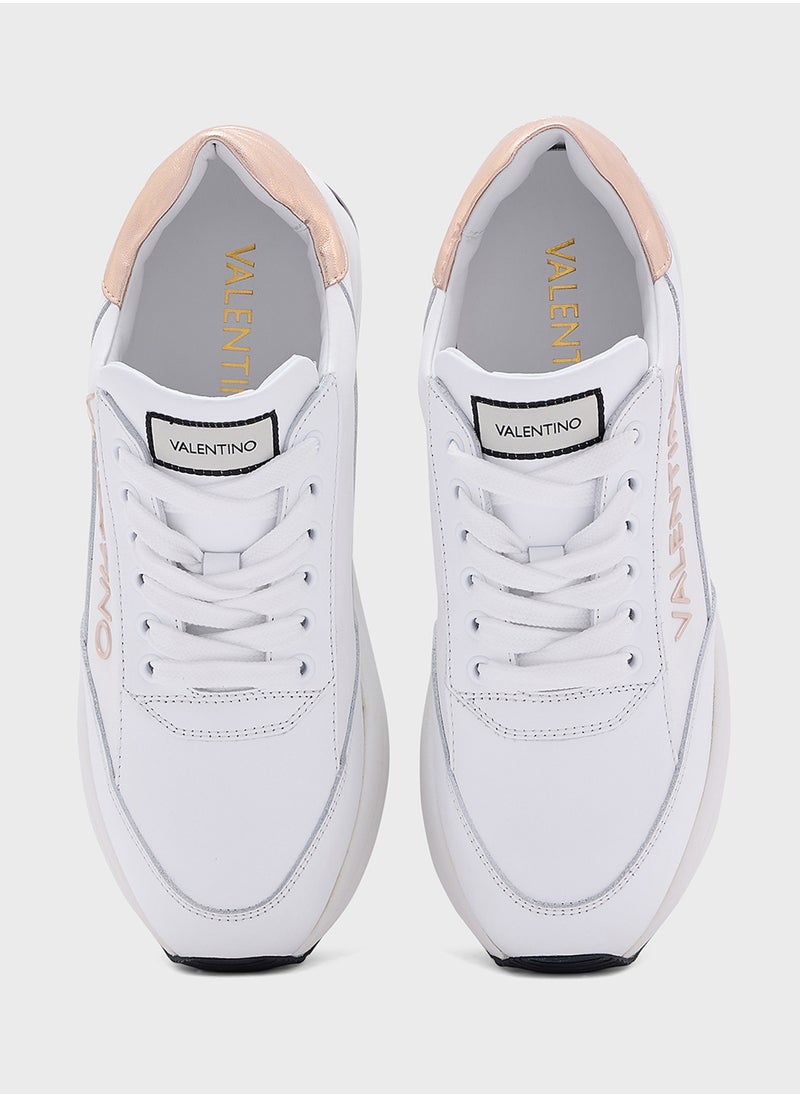 VALENTINO BY MARIO VALENTINO - Lace Up Low Top Sneakers - Image 1