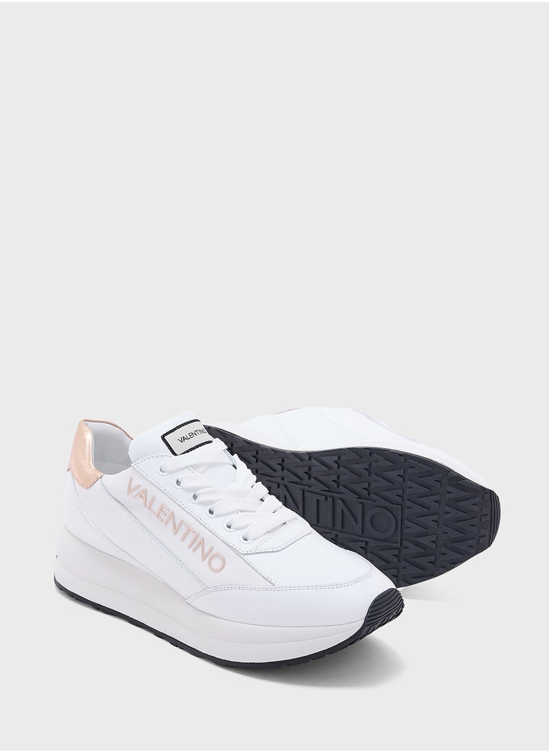 VALENTINO BY MARIO VALENTINO - Lace Up Low Top Sneakers - Image 1