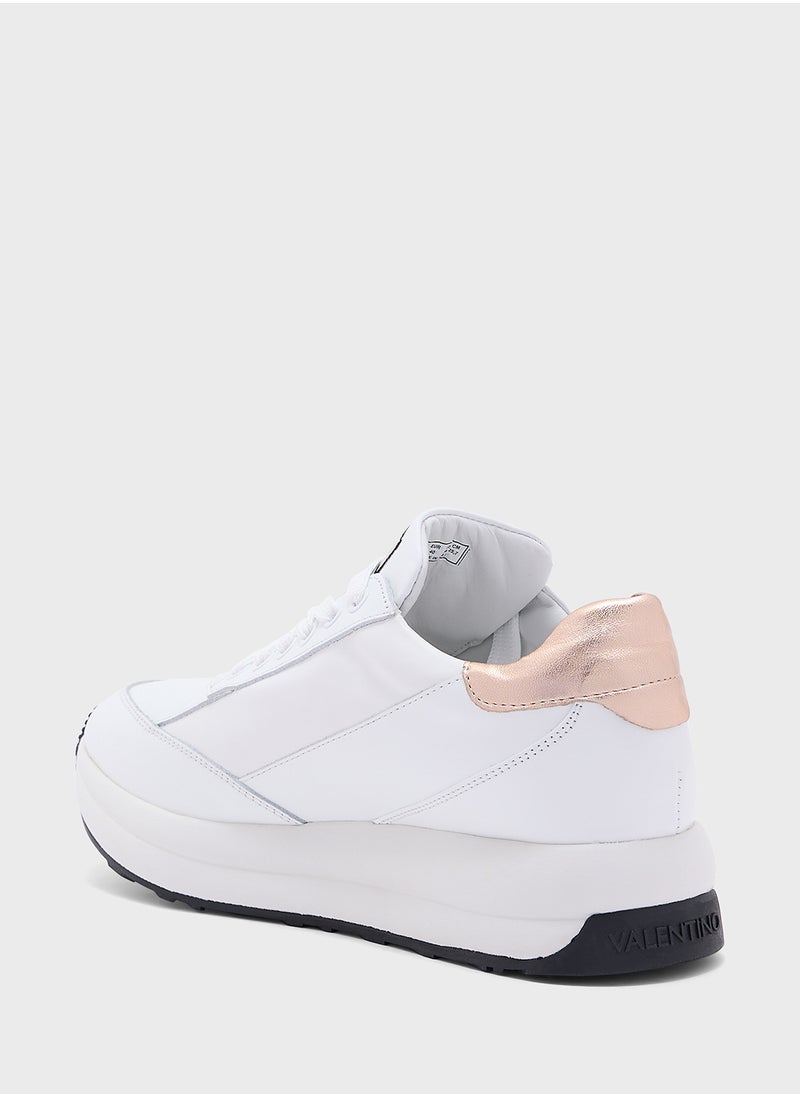 VALENTINO BY MARIO VALENTINO - Lace Up Low Top Sneakers - Image 1