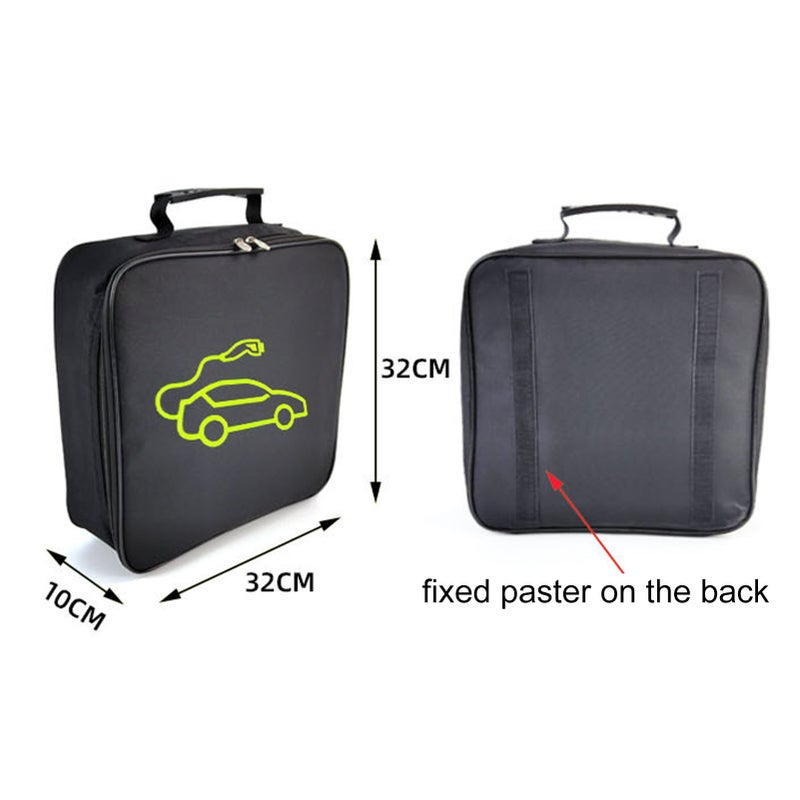 EV Cable Bags Storage & Organizer for Cables Cords and Hoses Portable EV Chargers Cable Storage Bags Square Electric Car Charger  Case Waterproof and Flame Retardant - Image 5