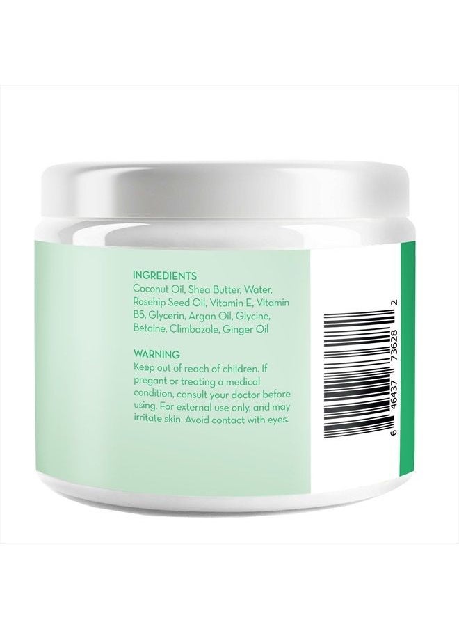 PURE BODY NATURALS - Coconut Oil Hair Mask, Deep Conditioning Hair Treatment for Dry Damaged and Color Treated Hair, Sulfate Free Hair Conditioner, Moisturizes, Repairs, 8.8 Fl Oz - Image 1