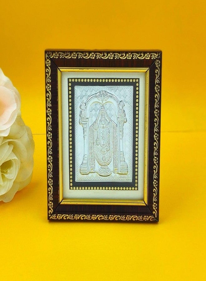 Osasbazaar Pure Silver Tirupati Balaji Photo Frame - 99% Purity Certified - Image 3