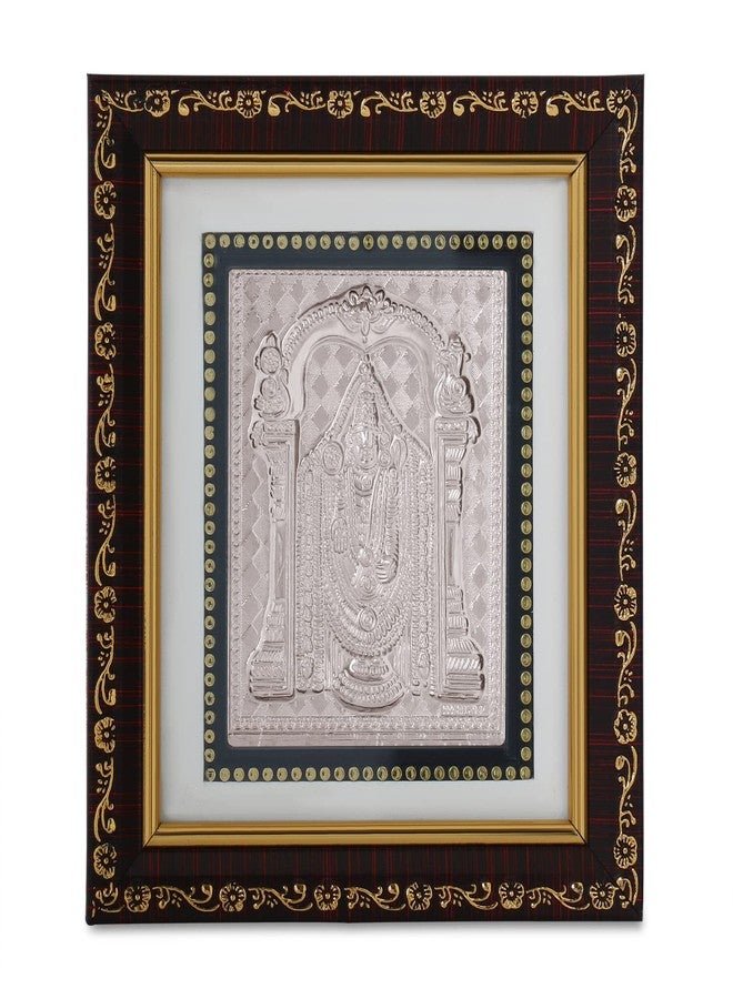 Osasbazaar Pure Silver Tirupati Balaji Photo Frame - 99% Purity Certified - Image 1