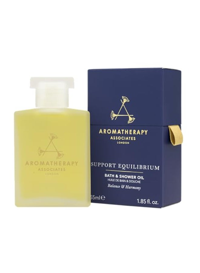 Aromatherapy Associates Support Equilibrium Bath and Shower Oil Hydrating Oil with 3 Essential Oils to Uplift Mind Body and Spirit 186 oz - Image 1