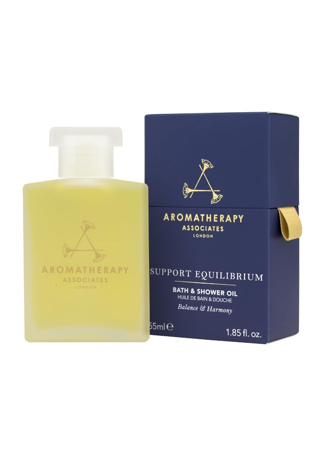 Aromatherapy Associates Support Equilibrium Bath and Shower Oil Hydrating Oil with 3 Essential Oils to Uplift Mind Body and Spirit 186 oz - Image 3