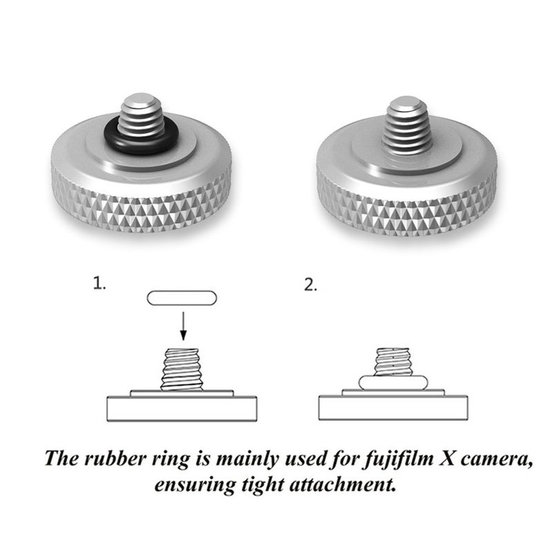 JJC Camera Soft Release Button, Shutter Button for Fuji Fujifilm X-T5 X-T4 X-T3 X-T30 X-T30 II X-T20 X-PRO3 X100VI X100V X-E4 X-E3 Sony RX1R II RX10 IV III Leica Q3 M10 M9 Nikon Df F3 - Image 3