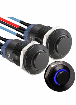 Latching Push Button Switch SPST Pre-Wired 150mm High Round Head Aluminium Alloy 1NO 1 Normally Open with Ring Led Pack - pzsku/Z17E3FF9454B28AA4599DZ/45/_/1670934635/6928c841-9546-4e4f-9fd1-808eb51475ea