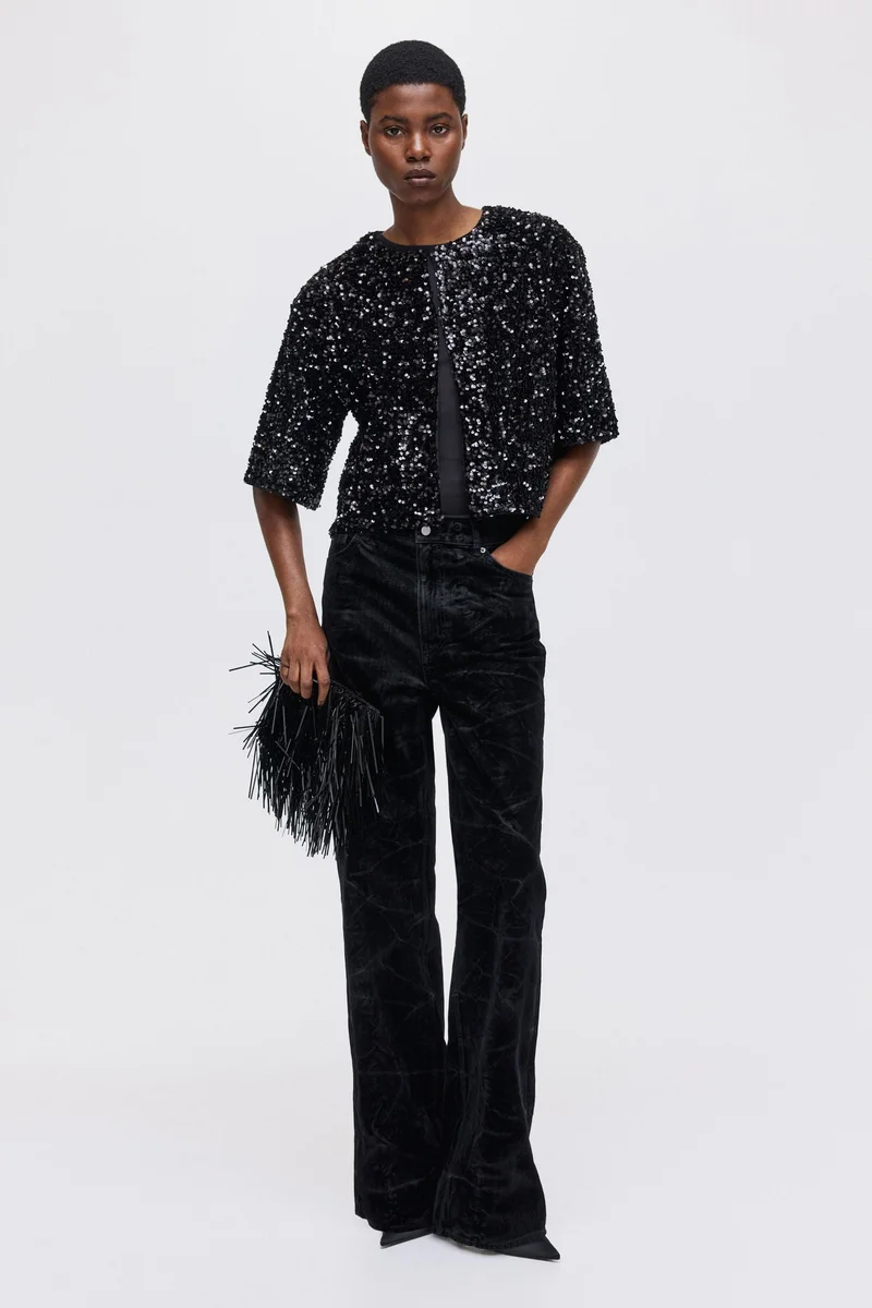 H&M Sequined cardigan