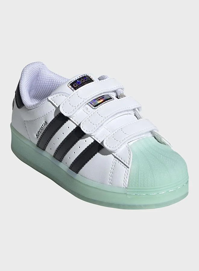 adidas حذاء للأطفال Superstar LED Lights Comfort Closure