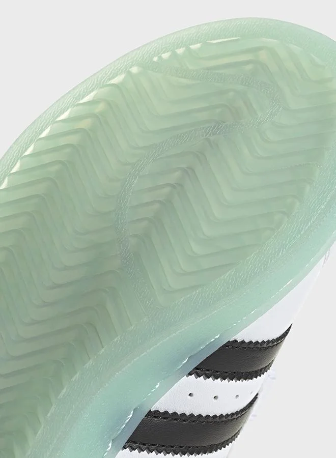 adidas حذاء للأطفال Superstar LED Lights Comfort Closure