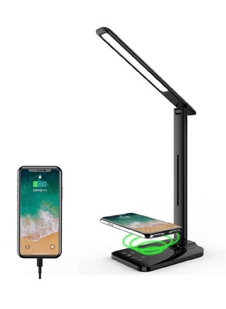 LED Touch Lamp with Wireless Charger USB Charging Port Modern Eye-Caring Table Lamps For Home Office Bright Table Light with Touch Control Black - pzsku/Z17E428CF6AA525FD37ABZ/45/_/1652107549/d8ed2f8c-f1d2-4603-8e9e-03f154dee5e8