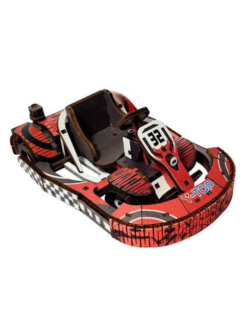 Cool Go Kart 3D Puzzle Wooden Toy