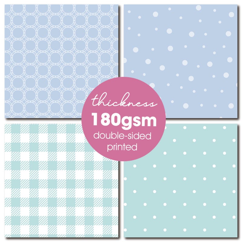 Desecraft 12x12 in Pastel Easter Scrapbooking Cardstock Decorative Paper - 36 Sheets - for Card Making Journaling Planner Origami Background Scrapbook Paper Scrapbook Materials Supplies - Image 5