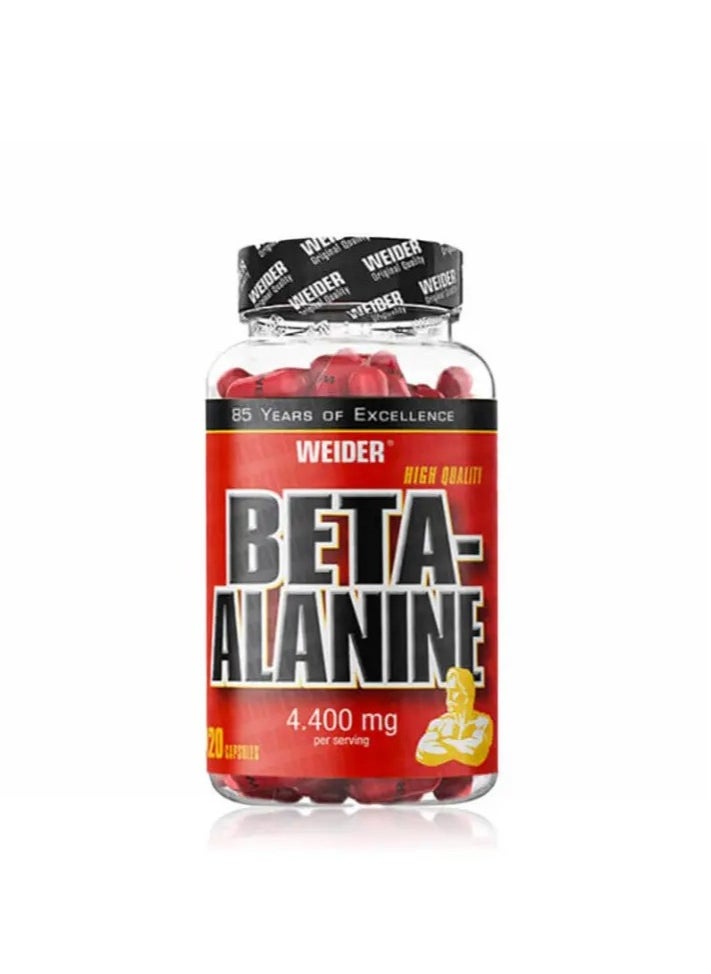 Weider - Weider Beta Alanine 4.400mg 120 Capsules 30 Servings - Image 1