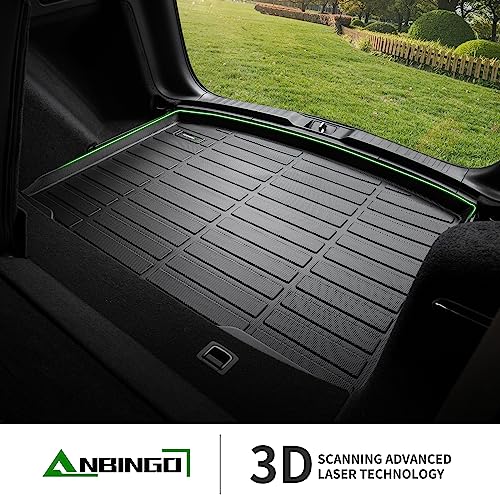 ANBINGO® All Weather Car Floor Mats & Cargo Liner for Honda HRV 2023 2024 2025 2026 | HR-V Hybrid 2023 2024 2025 2026, Fit for LX | Sport | EX-L, Custom Fit Full Set Accessories - Black - Image 4