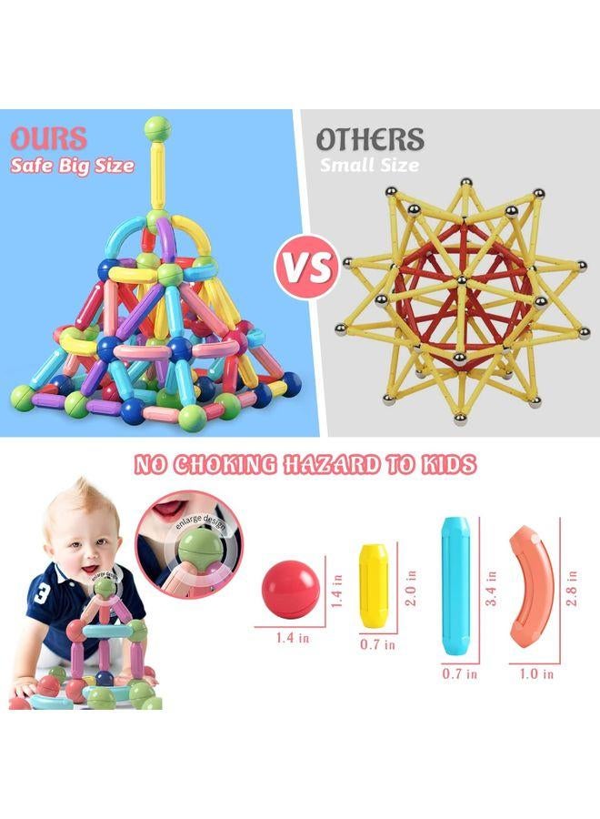 3D Magnetic Balls Building Puzzle And Blocks Toys For Kids Ages 3 And Up  - Image 2