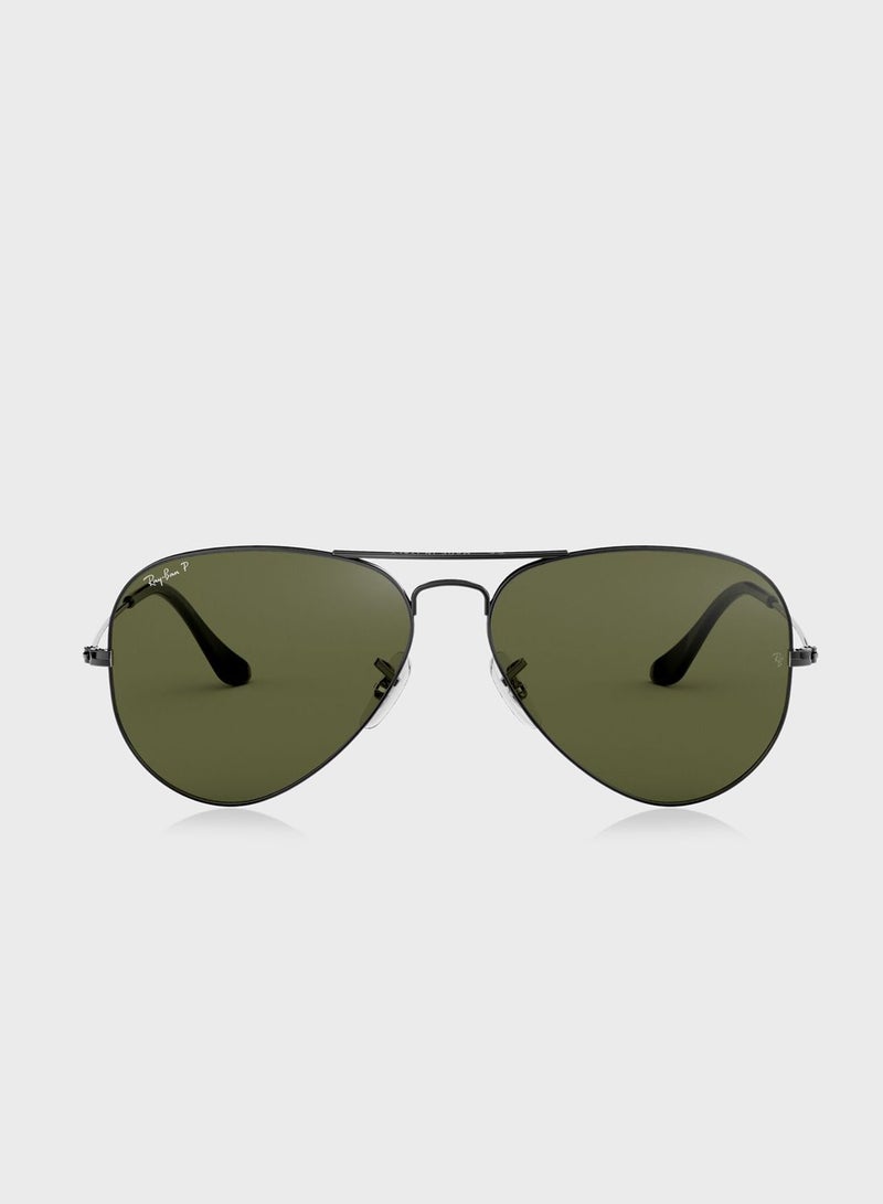 Ray-Ban 0Rb3025 Aviator Large Metal Sunglasses - Image 1