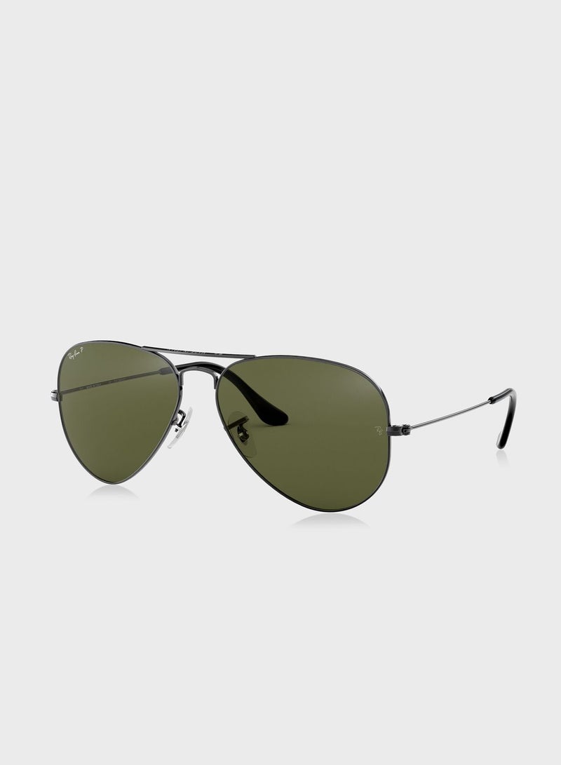 Ray-Ban 0Rb3025 Aviator Large Metal Sunglasses - Image 2