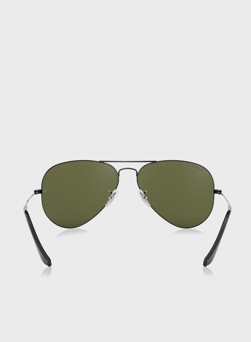 Ray-Ban 0Rb3025 Aviator Large Metal Sunglasses - Image 4