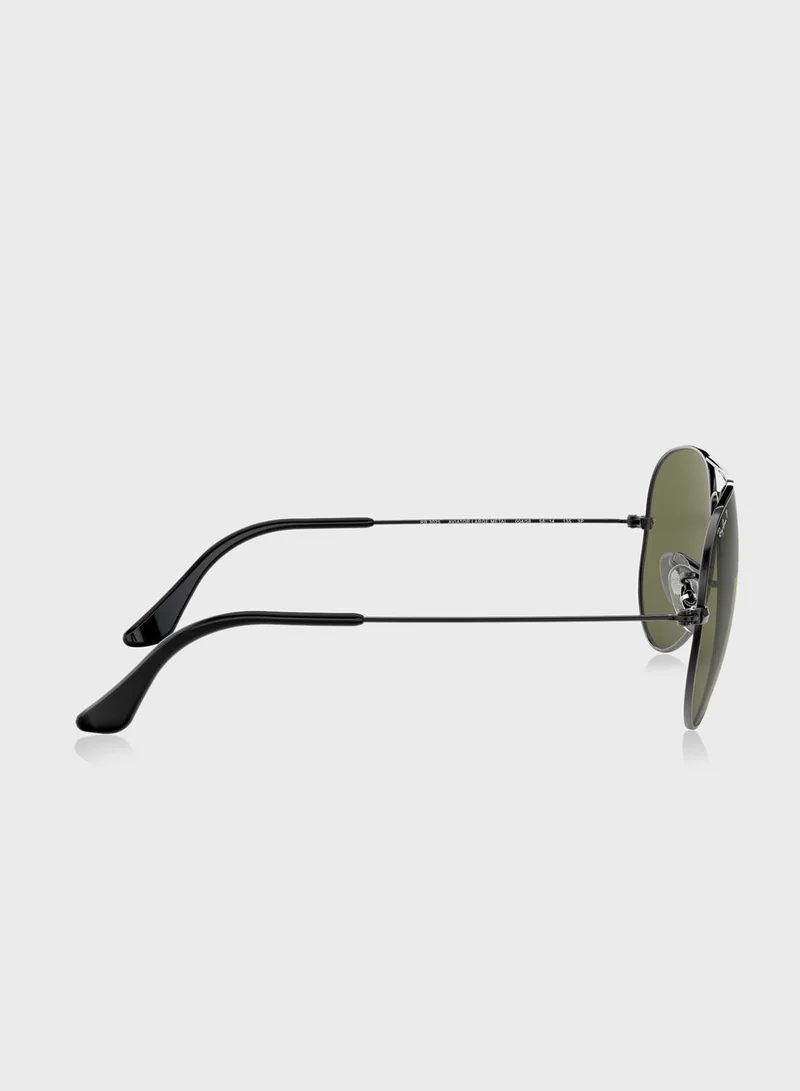 Ray-Ban 0Rb3025 Aviator Large Metal Sunglasses
