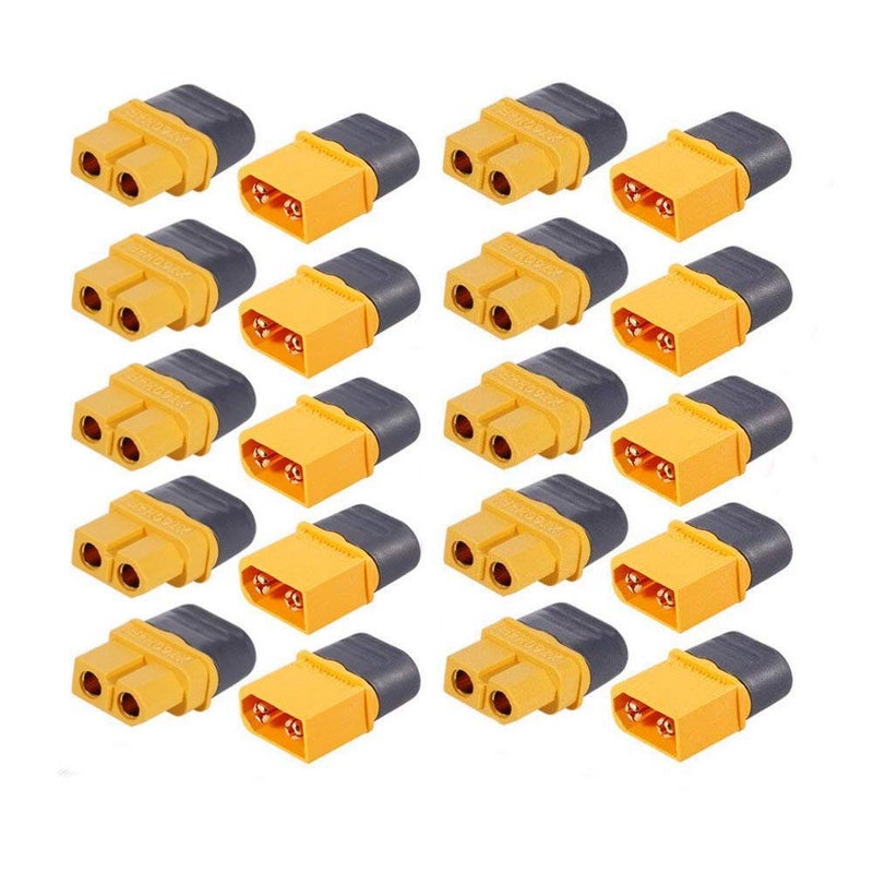MCIGICM 10 Pair XT60H XT60 Upgrade Male Female Bullet Connectors Plugs - Image 2