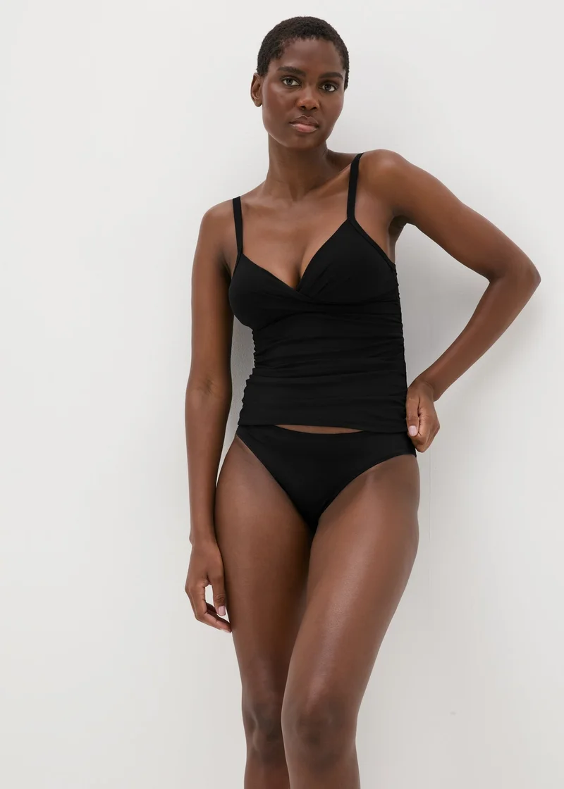 Matalan Black Twist Bikini Bottoms